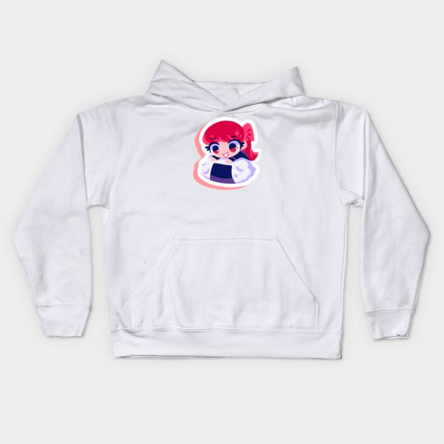 Kasumi Yoshizawa onigiri Kids Hoodie by OkiComa